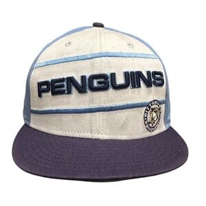 Pittsburgh Penguins NHL Vintage Hockey New Era Snapback Hat‎ Blue